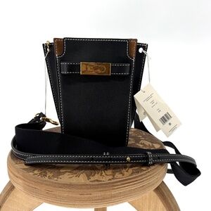 Authentic Tory Burch Lee Radziwill Petite Bucket Bag Black NWT